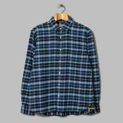 Original Madras Trading Co Straight Collar Long Sleeve Shirt