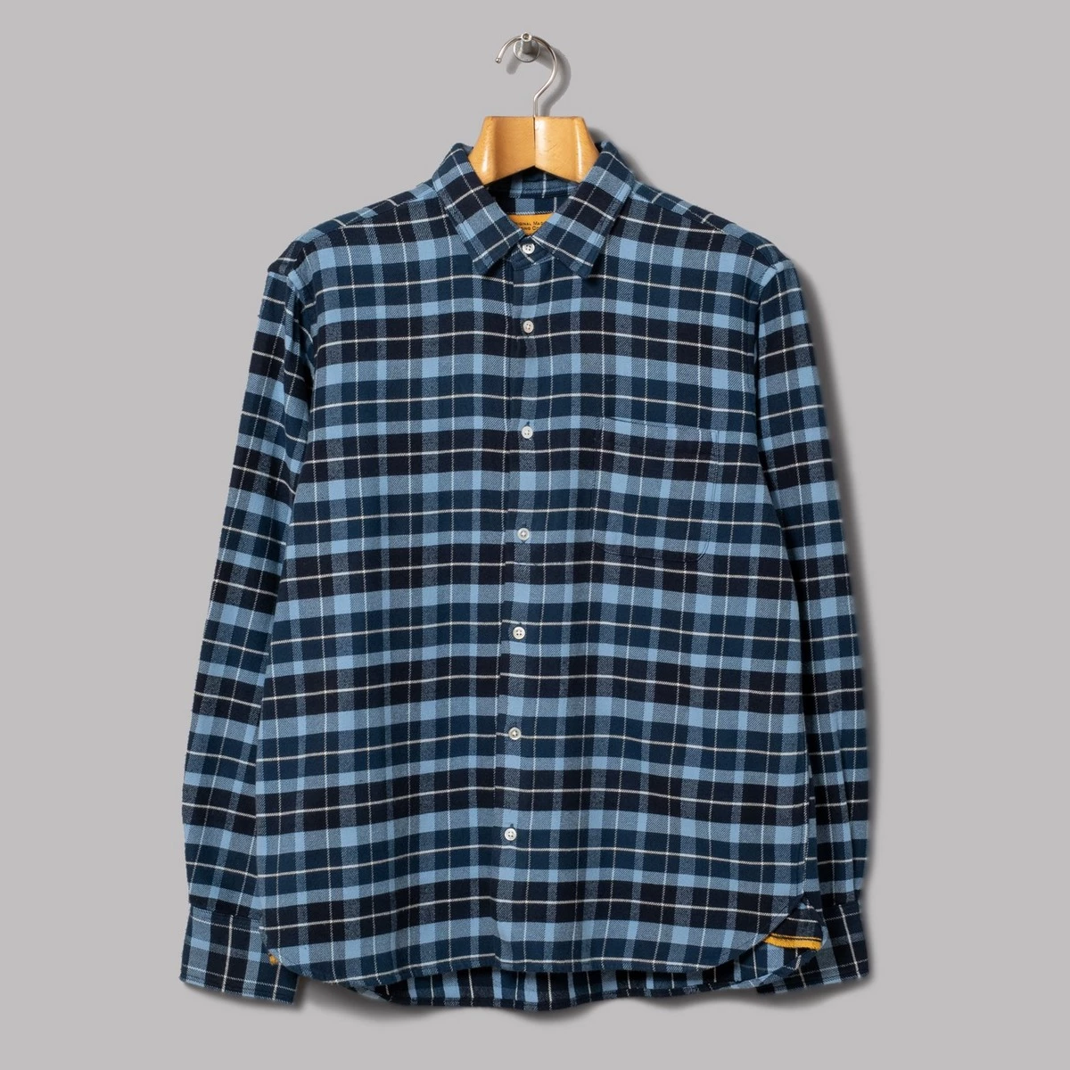 Original Madras Trading Co Straight Collar Long Sleeve Shirt