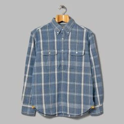 Original Madras Trading Co Popover Button Down Shirt