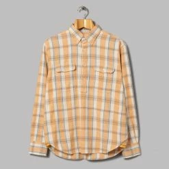 Original Madras Trading Co Popover Button Down Shirt