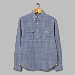 Original Madras Trading Co Popover Button Down Shirt
