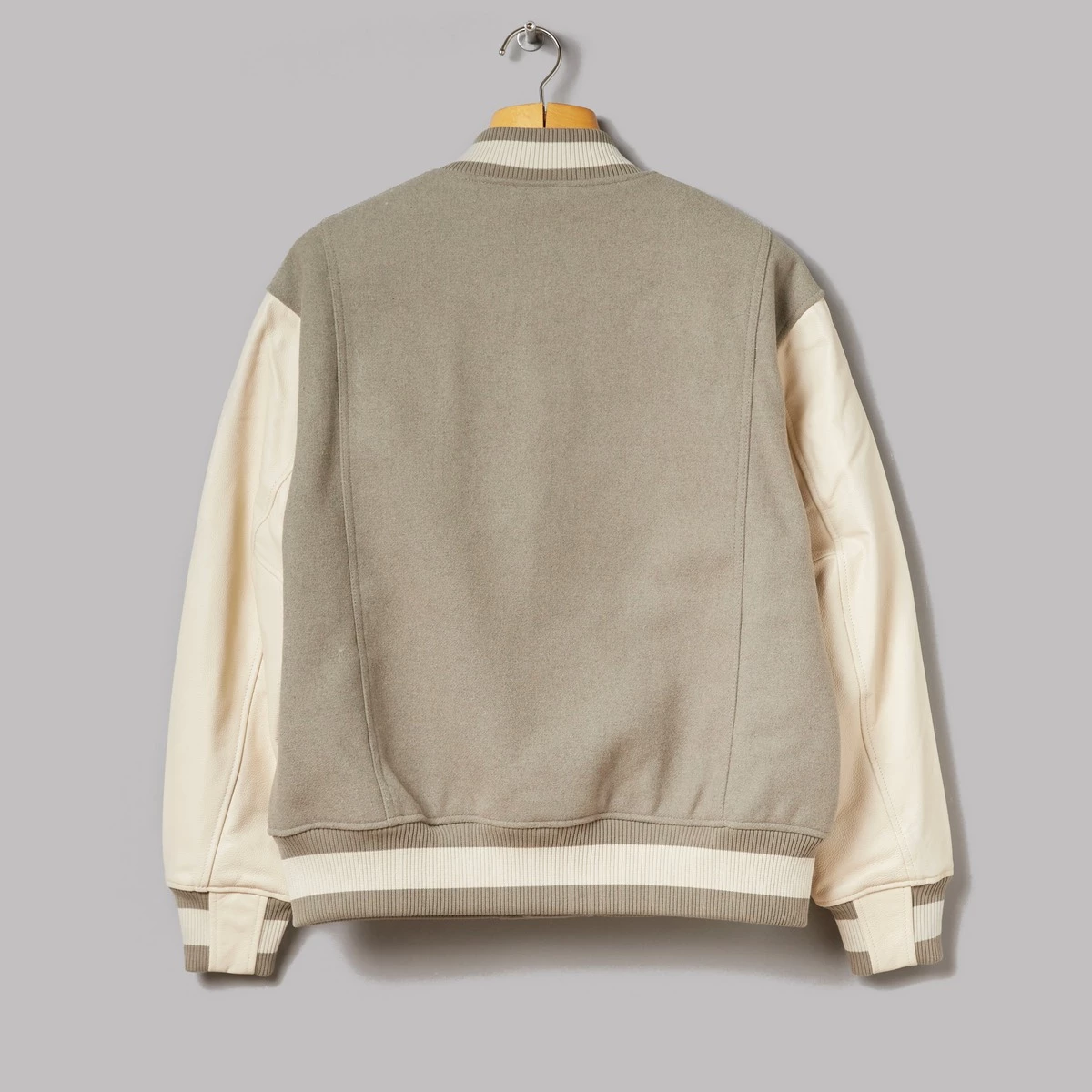 FrizmWORKS Cowhide Leather Varsity Jacket - Image 2